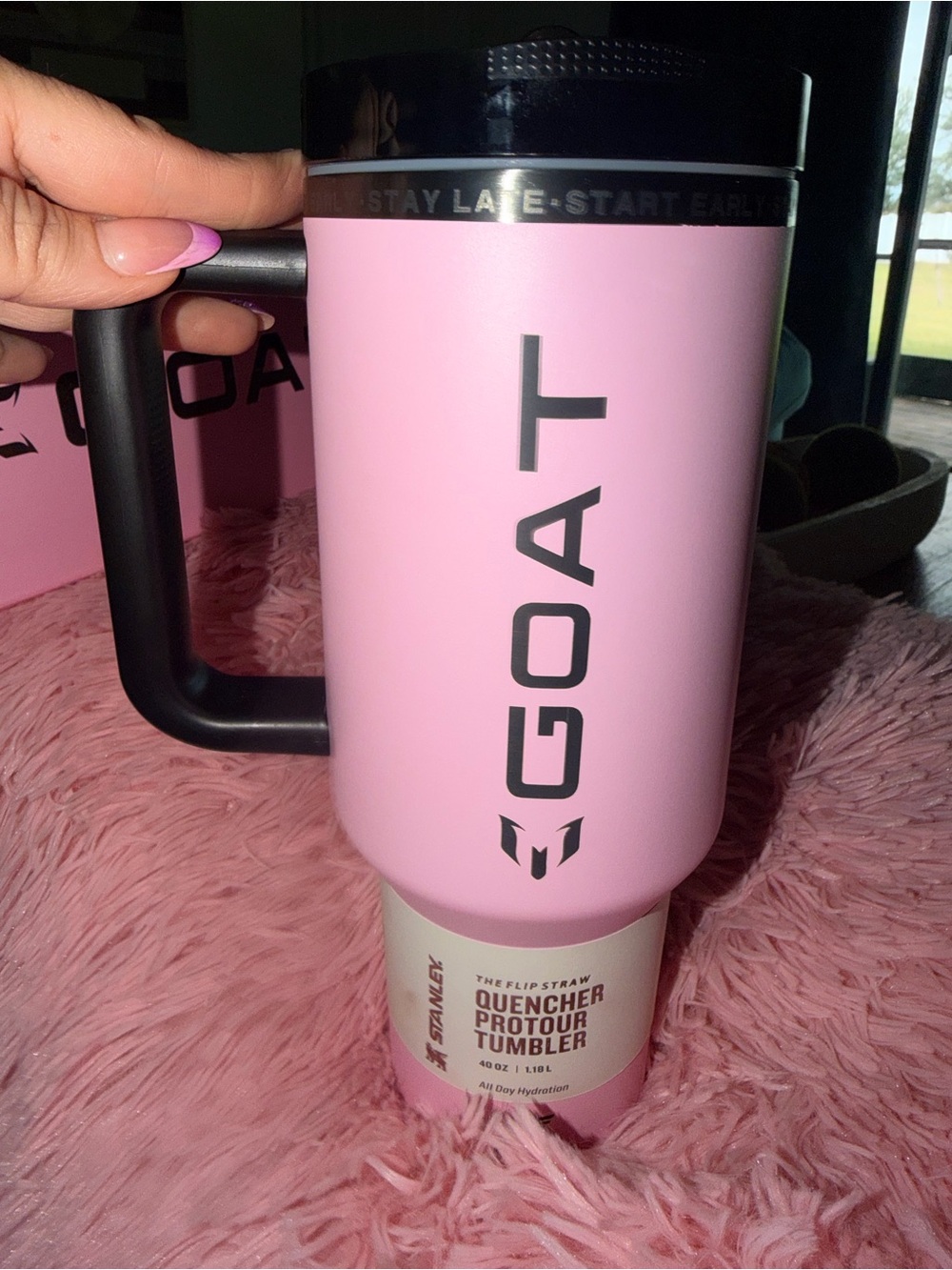 NEW Stanley x GOAT 40 oz ProTour Flip Straw Tumbler – Pink – NWT
